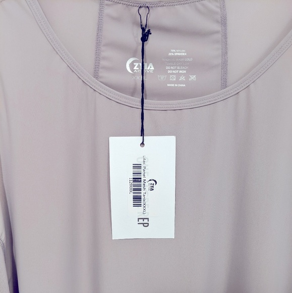 Zyia Active Lilac Panel Mesh Tank XXXL NWT - Picture 15 of 16